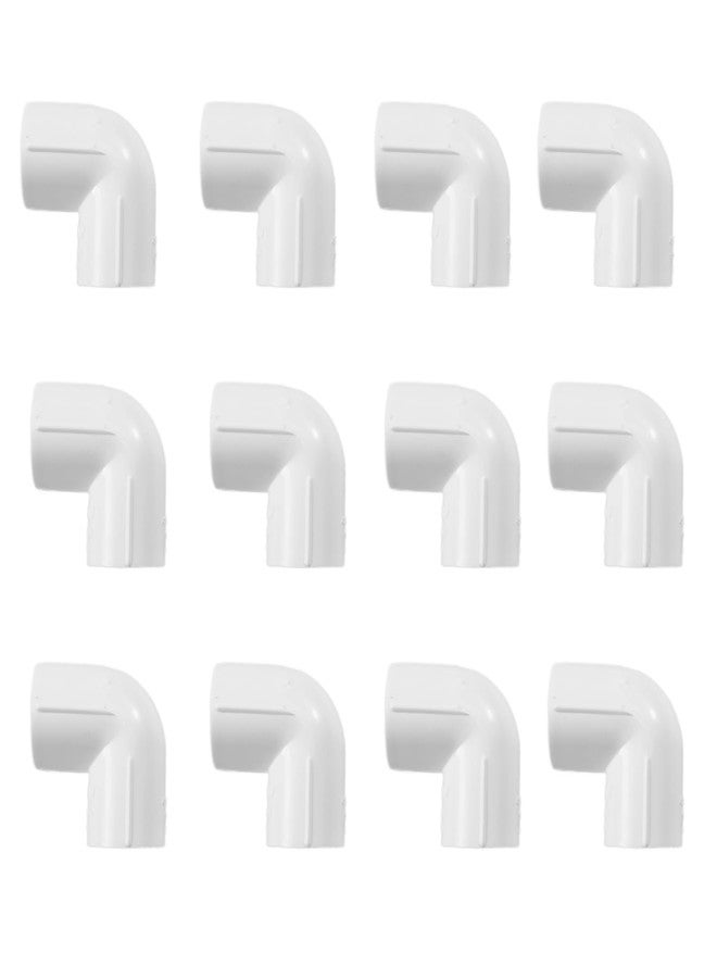 Aitchcy U PVC Elbow 1/2 Inch | 90 Degree elbow for 1/2 Inch UPVC pipe | PVC Pipe Joint | PVC Jointer Connector for Furnitures & Structures | 90° Connectors Heavy duty 1/2 Inch (12 Pcs Pack) - Image 1